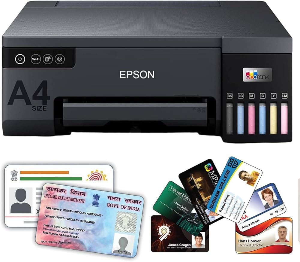Epson EcoTank L8050 Ink Tank Wireless ( Photo & ID Card Printer )
