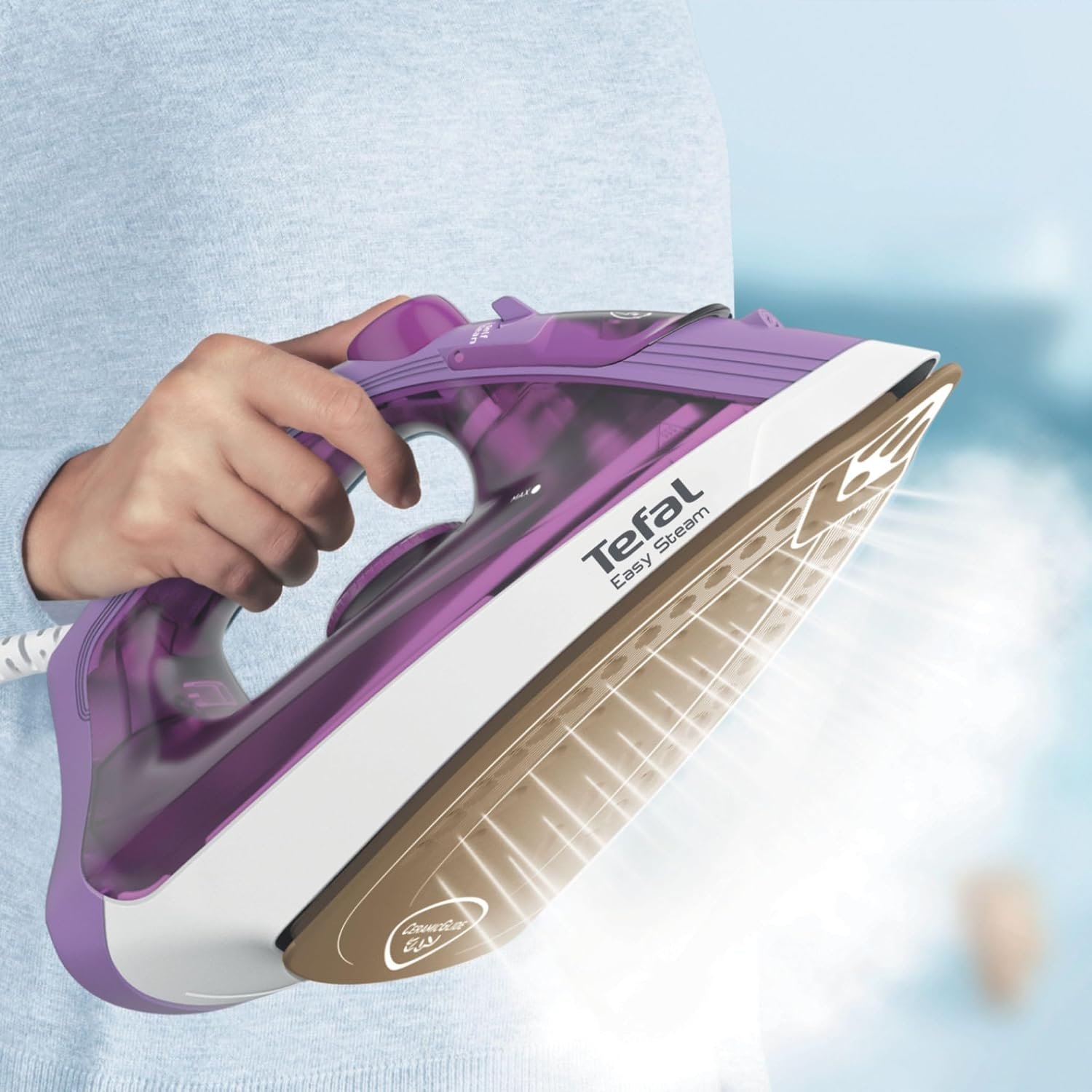Tefal Easy Steam Electric Steam Iron – Purple