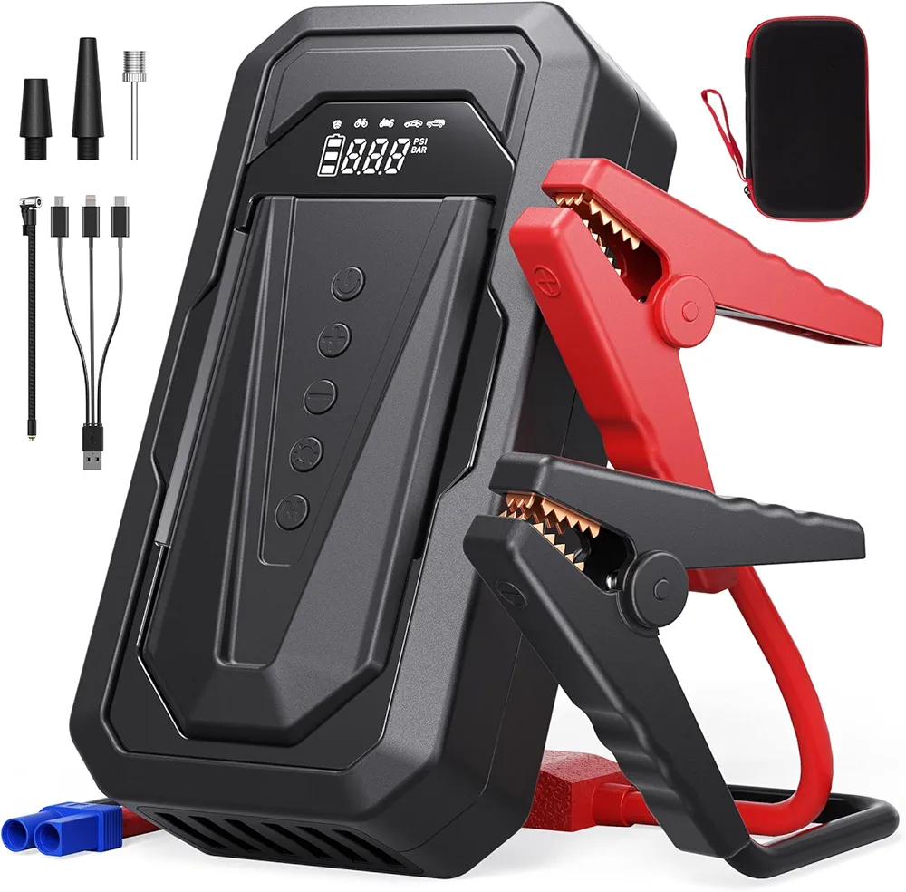 4 In 1 Portable Car Jump Starter