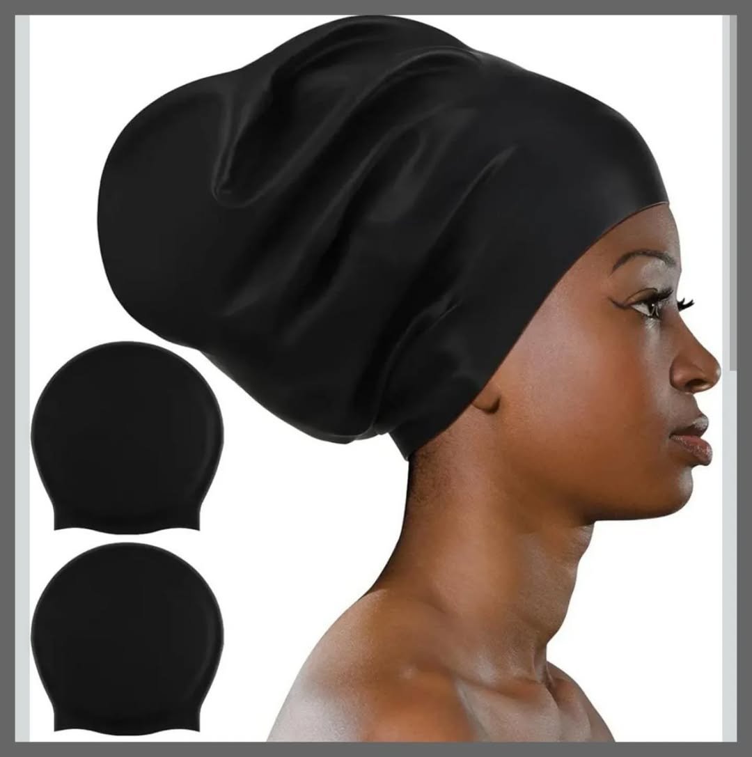 Long Hair Adult Elastic Swim Cap- Multicolor Varies