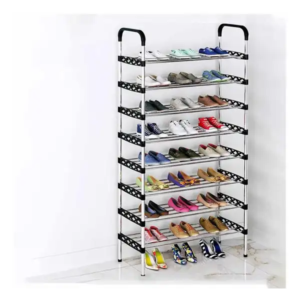 8tier Shoe Rack - Black