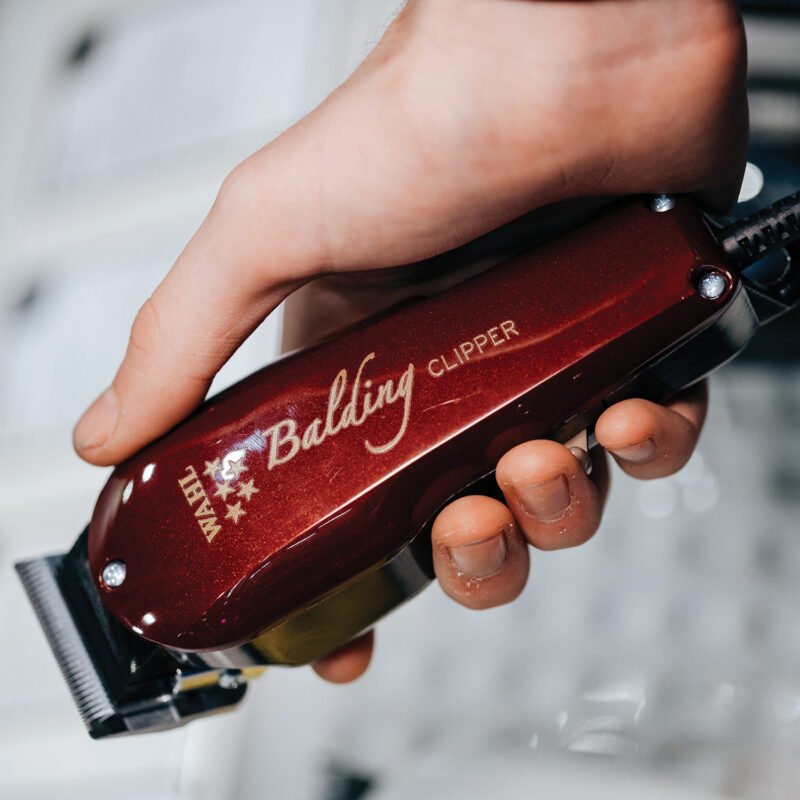 Wahl Balding Professional Electric Hair Clipper - Black,Maroon