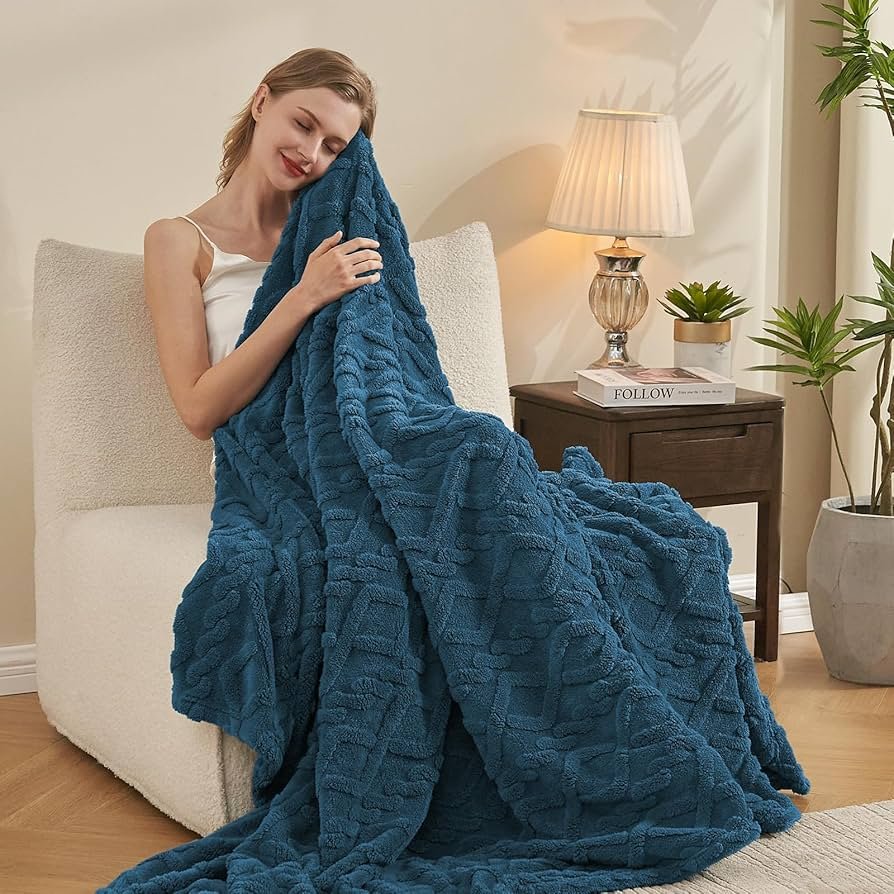 5x6 Ultra Soft Warm Throw Fleece Blanket - Multicolor