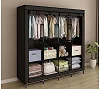 4 Column Deluxe Portable Fabric Wardrobe Closet Organizer – Multicolor