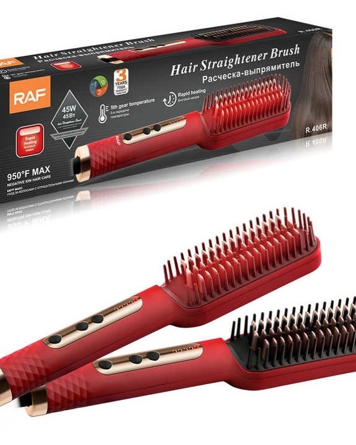 RAF Electric Hair Straightener - Multicolor