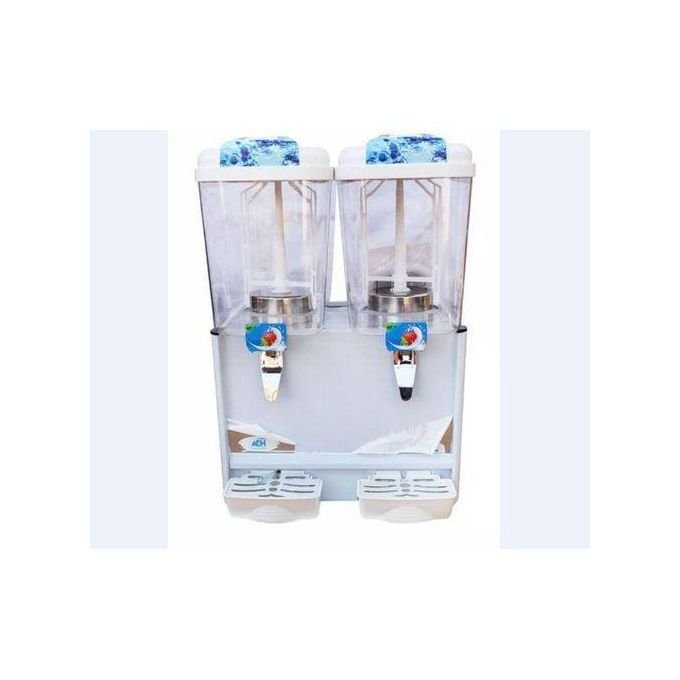 ADH 18L 2 Tap Cold Drink & Juice Dispenser -White