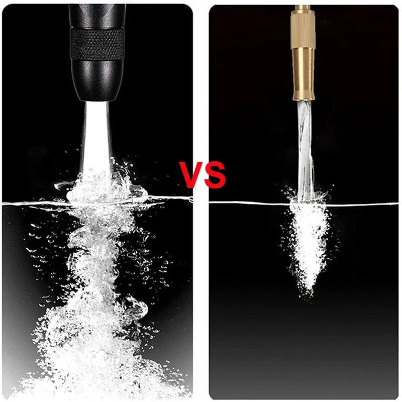 Pressure Nozzle Spray Water Gun - Black