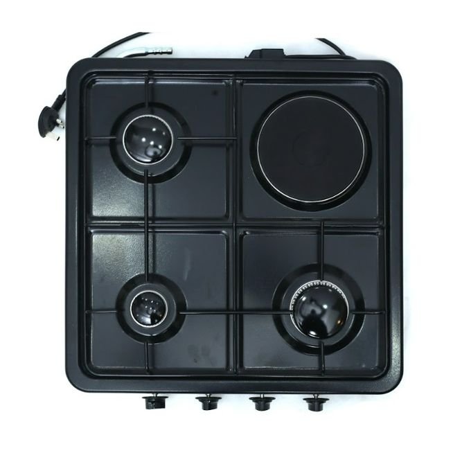 Blueflame Multi-Burner 3Gas & 1 Electric Cooker - Black