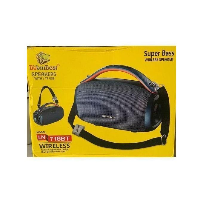 BoomBest LN-716BT Super Bass Wireless Bluetooth Speaker – Portable 50W
