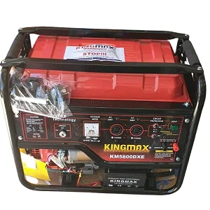 King Max KM5800DXE 2.8KVA Portable Generator – Key & Manual Start, Petrol Powered