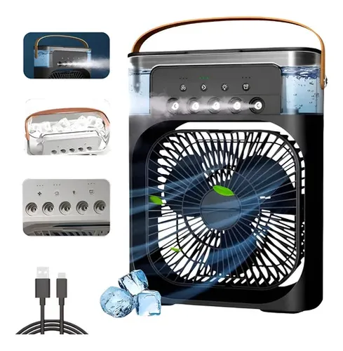 Portable Humidifier/ Water Cooling Fan - Multicolor