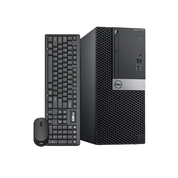 DELL OptiPlex 7040/7060/3040 6th/7th Gen CPU (Tower) Intel Core i5 8GB RAM 128Gb SSD 1TB HDD (Refurbished)- Black