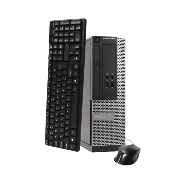 DELL Refurbished Optiplex Desktop CPU 4gb RAM 500GB HDD I5 With Free VGA-Black