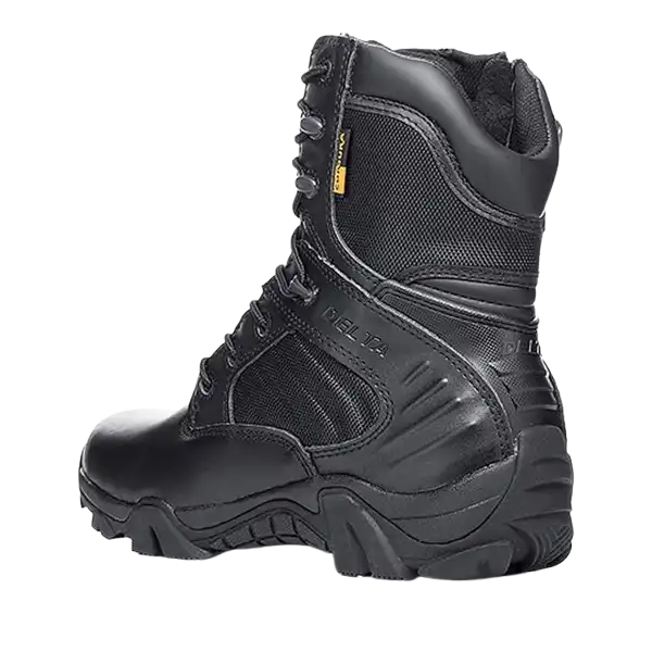 Men's Combat Boot Outdoor Desert Boots Hiking Shoes Waterproof Leather Boots - Black