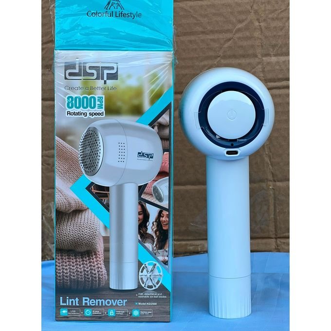 DSP Electric Fabric Shaver for Clothes – White
