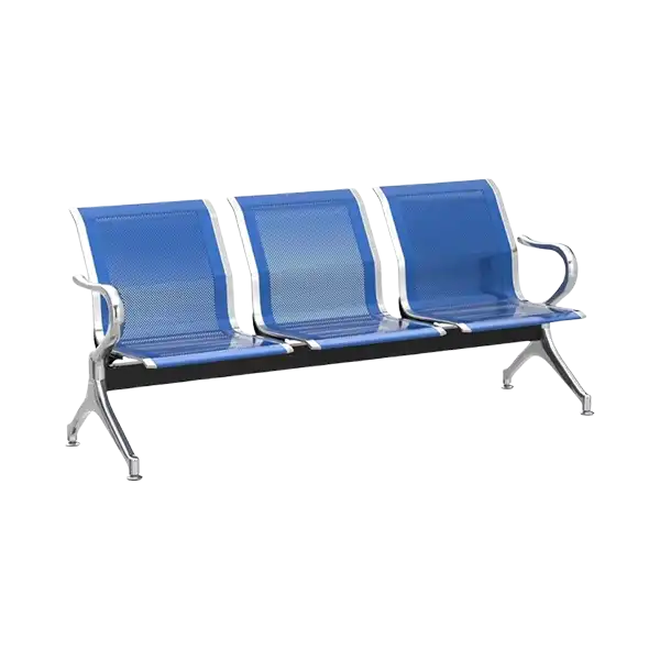 Durable Waiting Chair-Blue Color