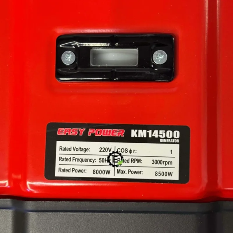 Easy Power KM14500 8KVA Petrol Generator - 8.5KW Maximum Power, Electric Start & Wheels