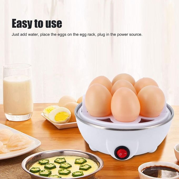 7 Slot Electric Egg Cooker & Boiler