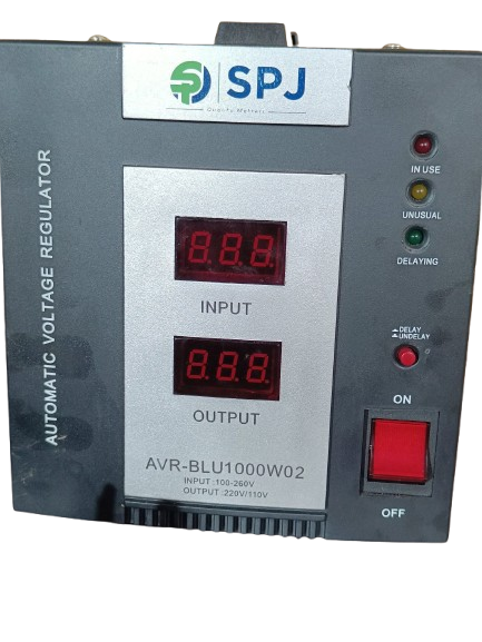 1000W SPJ Automatic Voltage Regulator power Stablizer - Black
