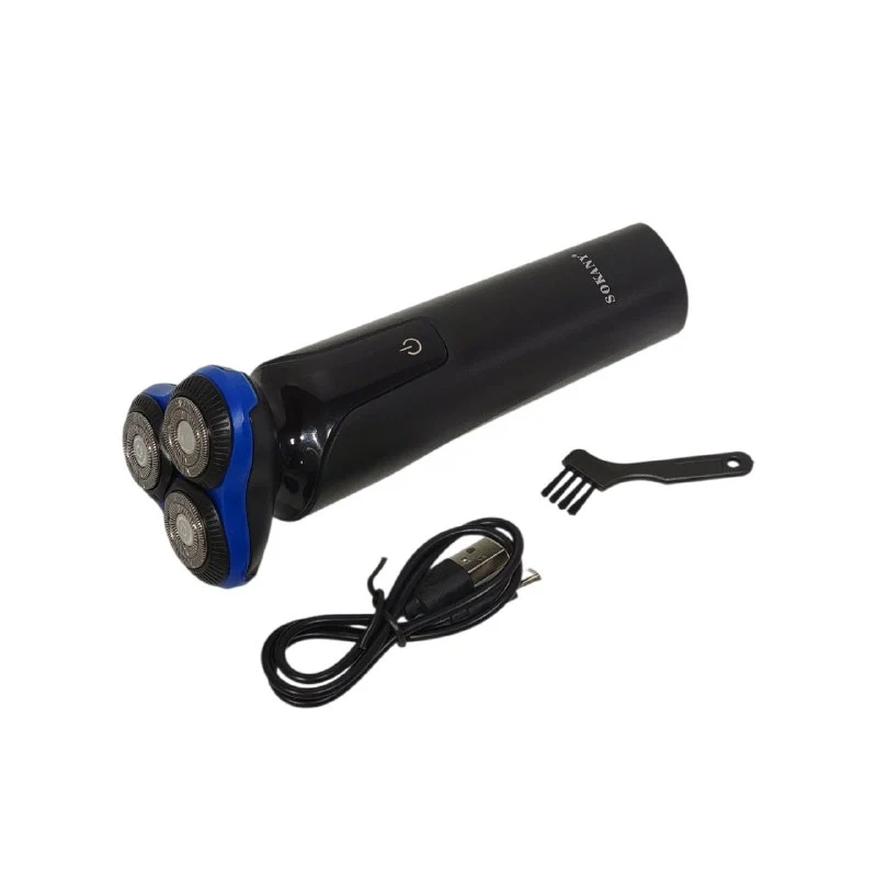 Sokany SK-16038 Rechargeable Electric Shaver – 3 Floating Heads USB Razor