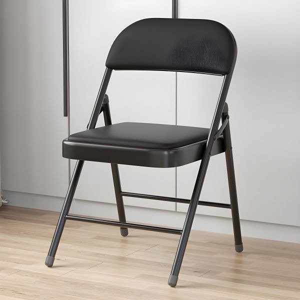 Padded Foldable Chairs  - Black