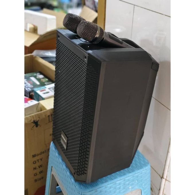 Global Star Rechargeable Portable Wireless Amplified Speaker with Mic & Guitar Input