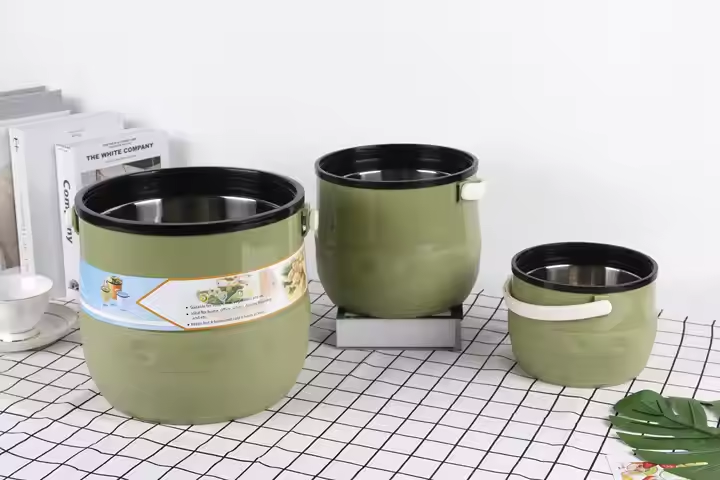Daydays 3 Piece Of Insulated Lunch Boxes Food Warmer Jar Storage Container – Multi-colours