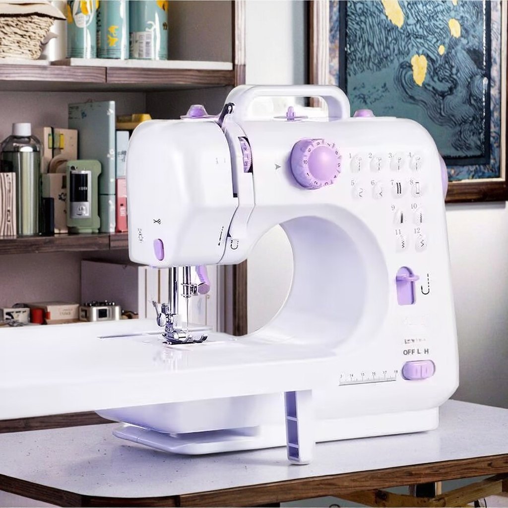 Portable mini electric sewing machine