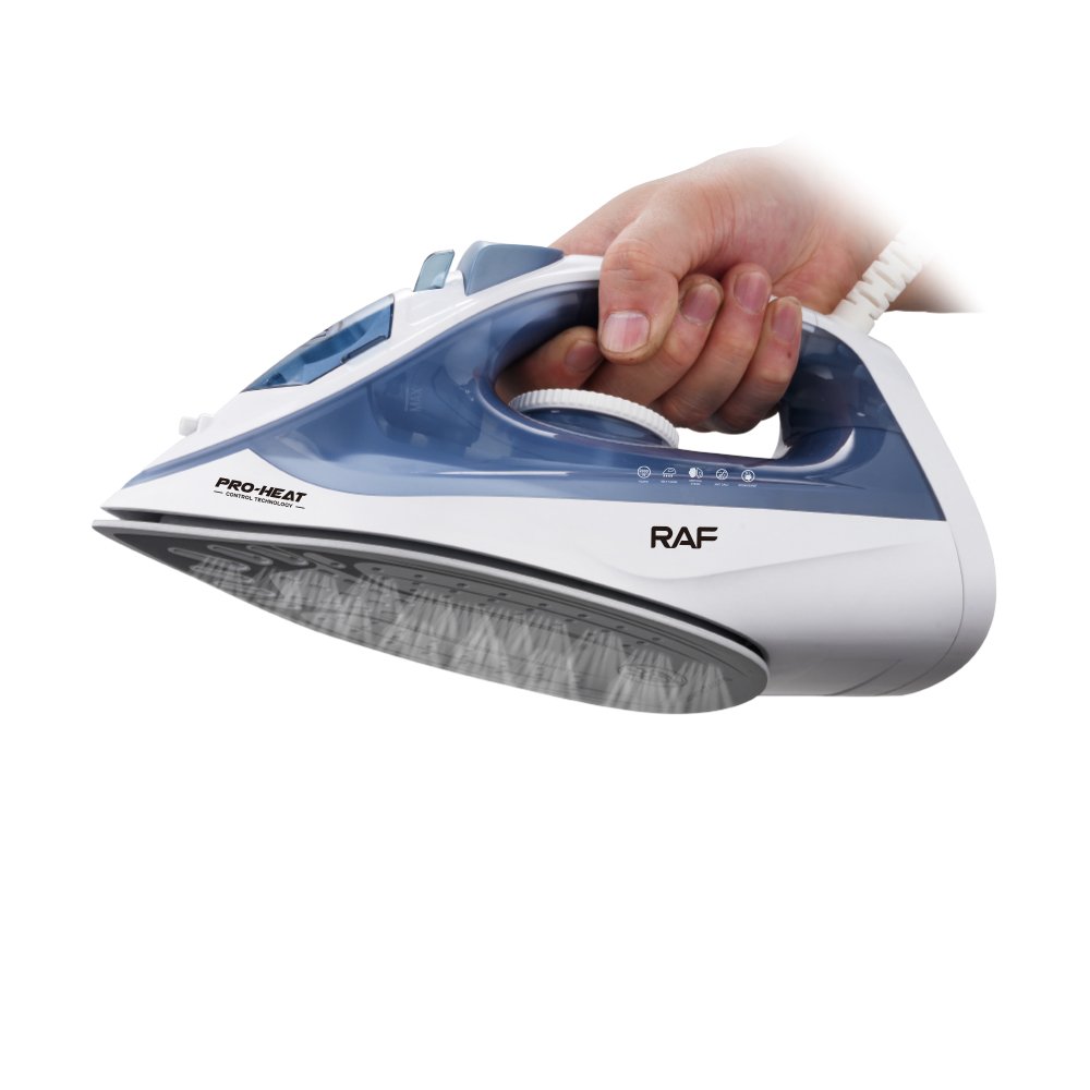 RAF Electric Steam Iron (Model R.1013)  - White/ Blue