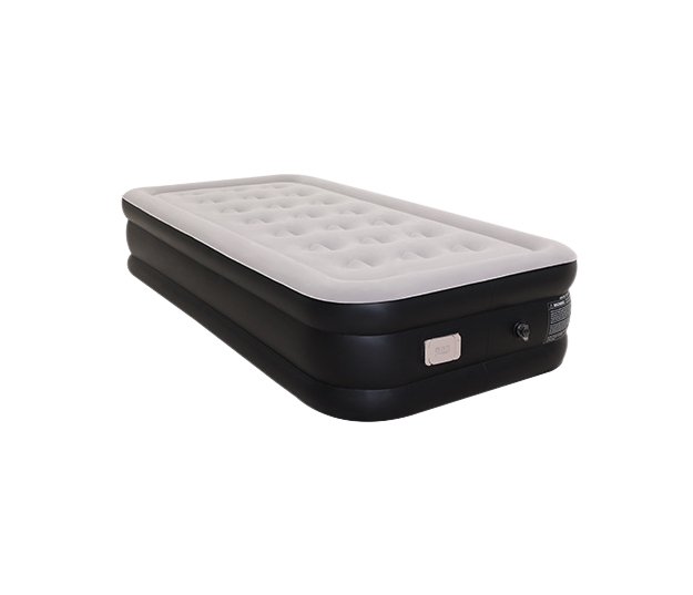 3x6 Air Mattress with Built in Pump Inflatable Mattress with Electric Pump With Pillow - Brown/Black