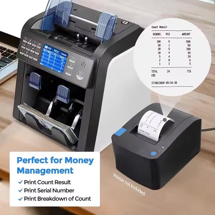 All Notes Sorter, Money Counting Bill Counter With Fake Note Detector