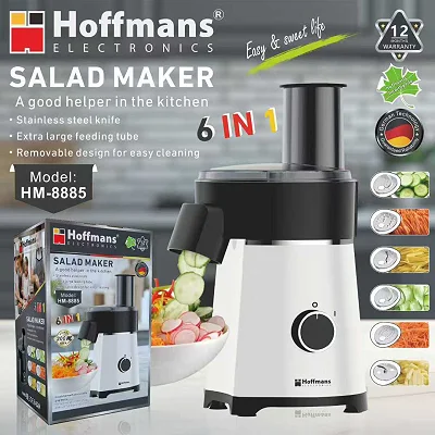 Hoffmans 6-in-1 Vegetable Slicer & Shredder 200W – HM-8885