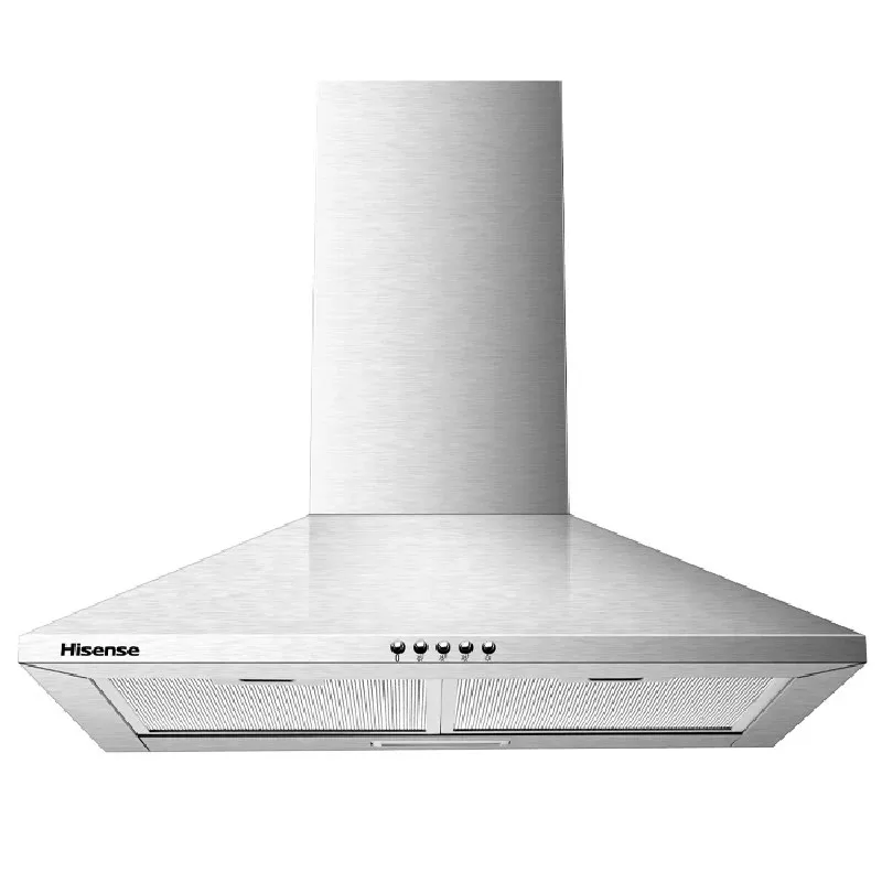 Hisense 60cm Pyramid Chimney Hood Stainless Steel HHO60TASS