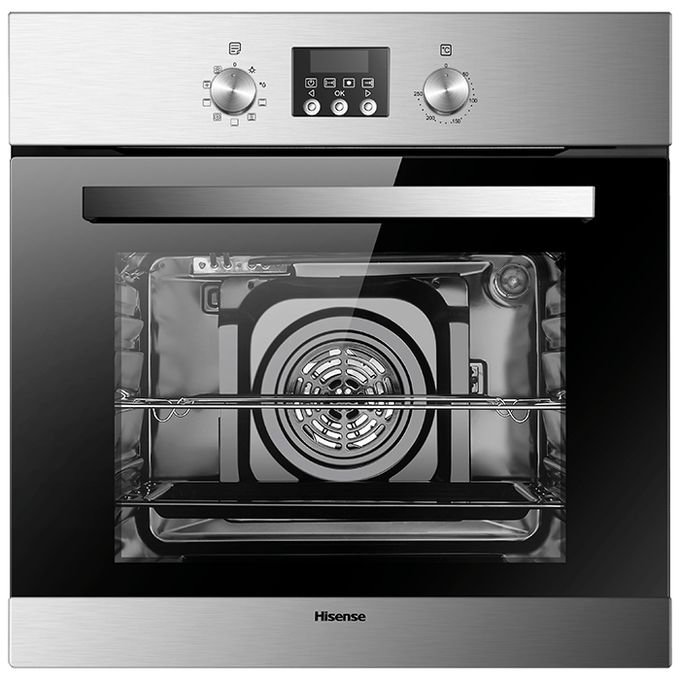 Hisense Built-in Oven 60cm with Fan Digital Display - Silver