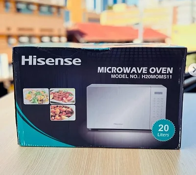 Hisense 20L Digital Microwave Oven With Defrost &amp; Auto Menus – Silver