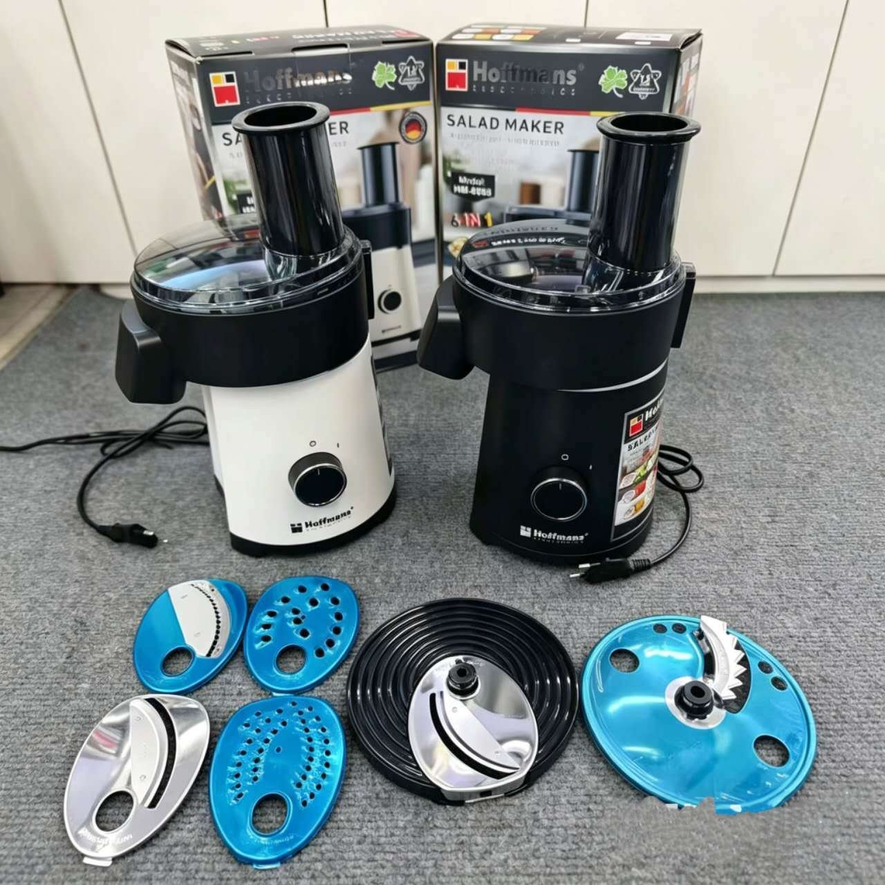 Hoffmans 6-in-1 Electric Salad Maker 200W  HM-8885 - Black/White