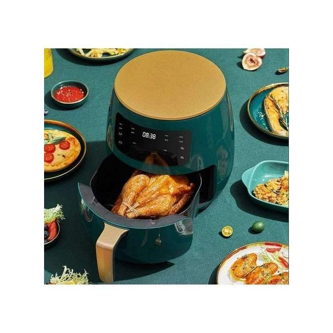 Hoffmans 6 Litre Oil-Free Digital Air Fryer with Touch Control & Non-Stick Basket – HM-6018