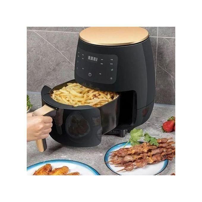 Hoffmans Digital Air Fryer 6 Litres 2400W – LCD Touch Screen - Multicolor