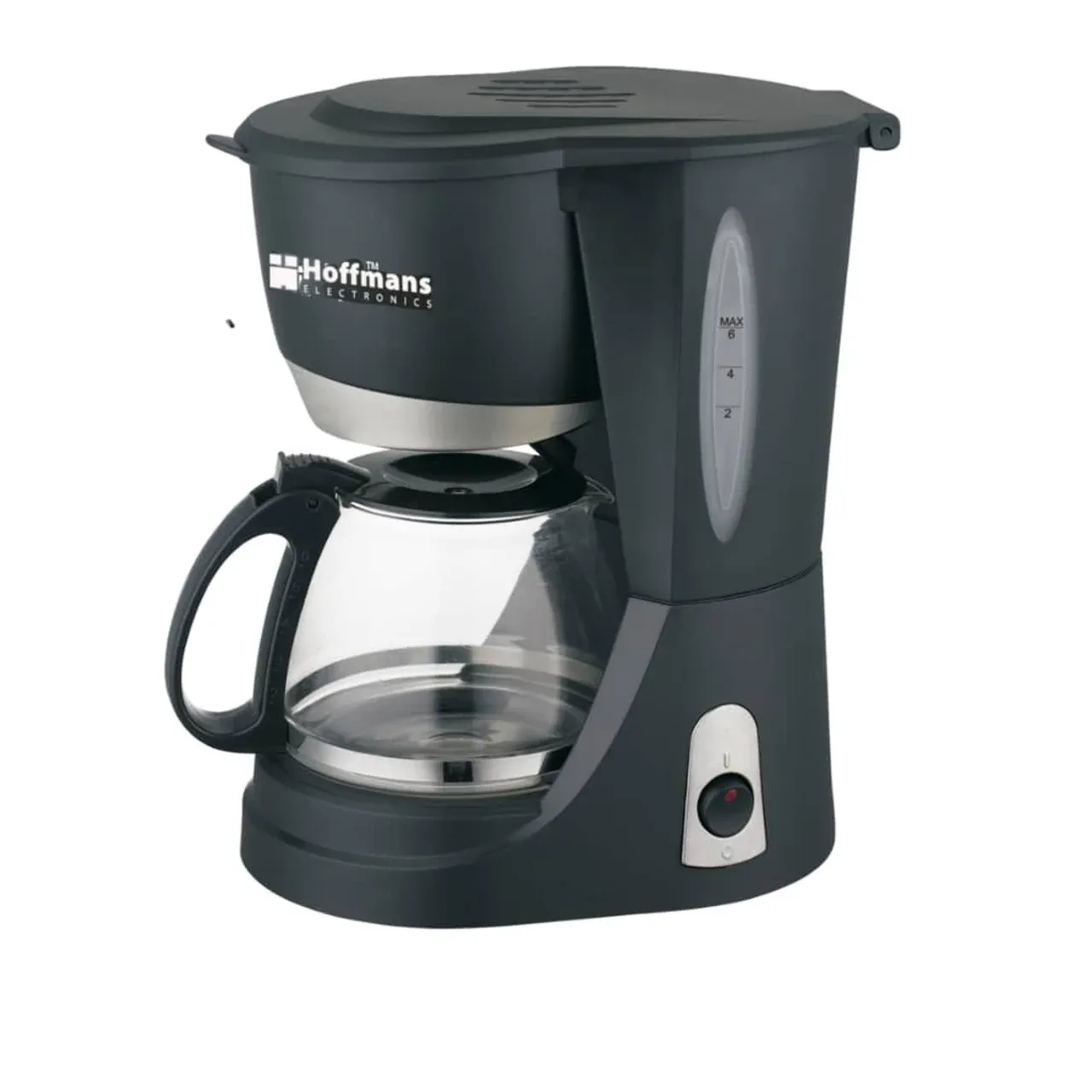 Hoffmans 6 Cups Electric Coffee Maker - Black