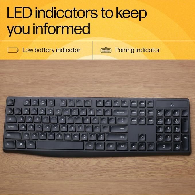 HP Wireless Keyboard and Mouse Set – Black