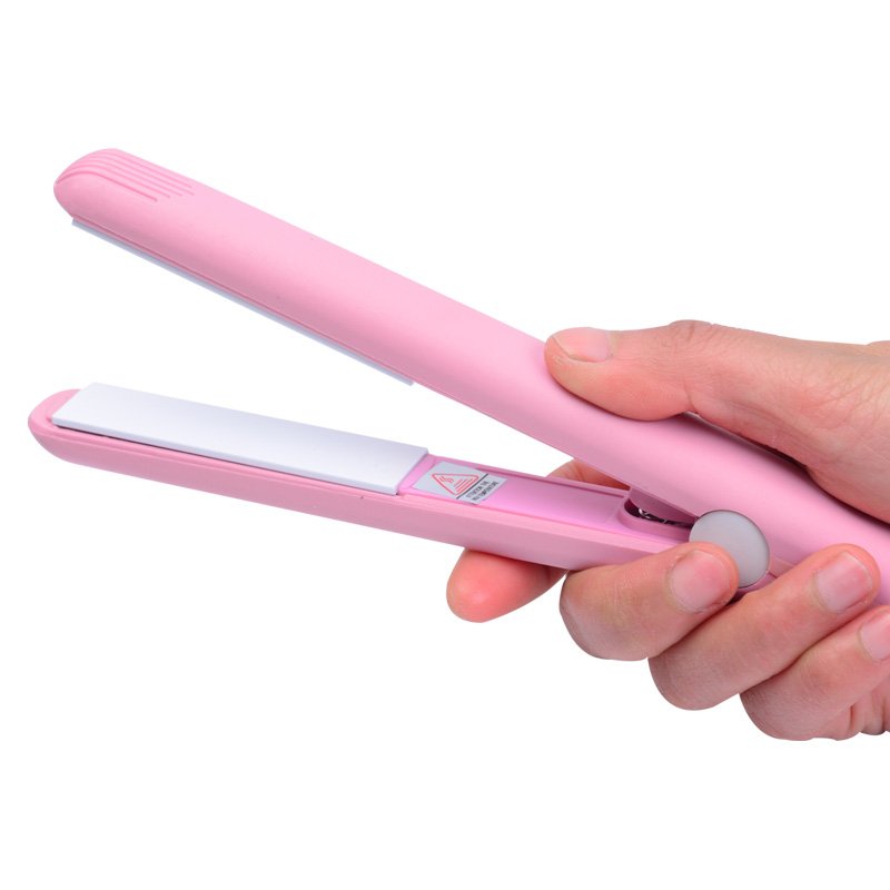 Mini Portable Hair Straightener Curling Iron- Multicolor