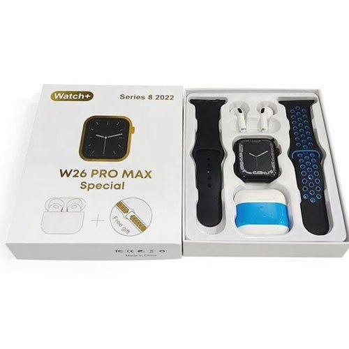 W26 Pro Max Smart Watch + Free Airpods
