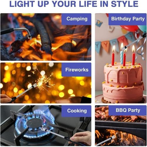 Electric Gas Lighter Rechargeable Plasma Arc Lighters for Stove,BBQ
