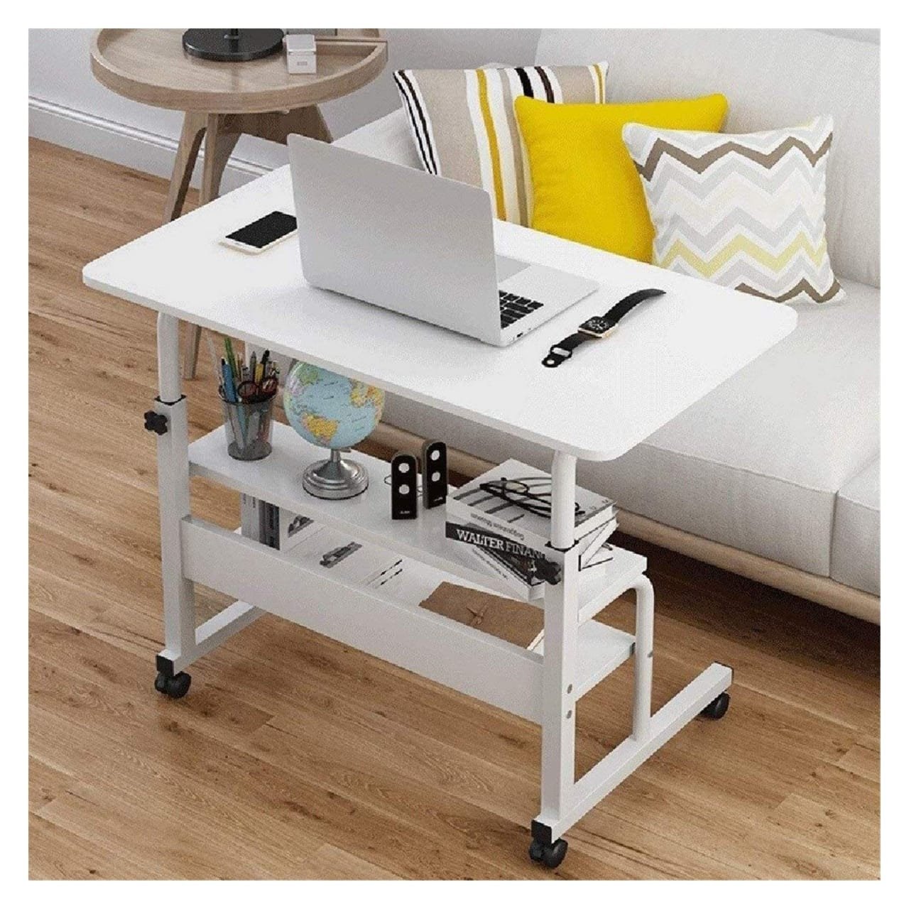 Portable Mobile Workstation Table, Laptop Stand Table - Multicolour