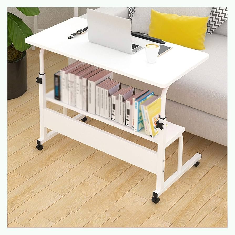 Portable Mobile Workstation Table, Laptop Stand Table - Multicolour
