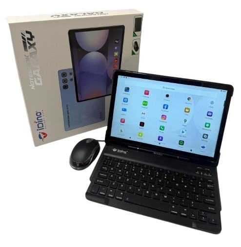 Idino Notebook Tablet With Keyboard, Mouse | 10.1" 12GB RAM 512GB ROM 10000mAh Battery