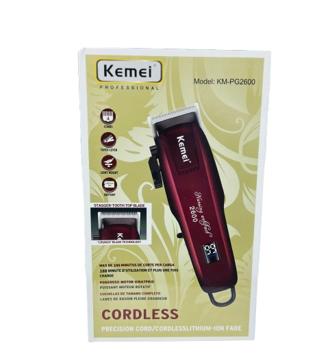 Kemei Rechargeable Hair Shaving Machine - cordless