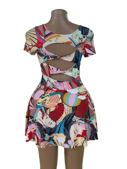 Adult ladies Free Size Swimming Costume Swimwear ( 20 - 32 years) - Multicolor