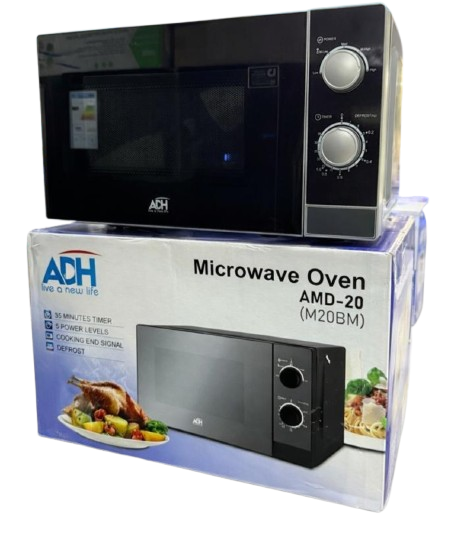 ADH 20 Litres -Microwave Oven , 20L - Silver/ Black