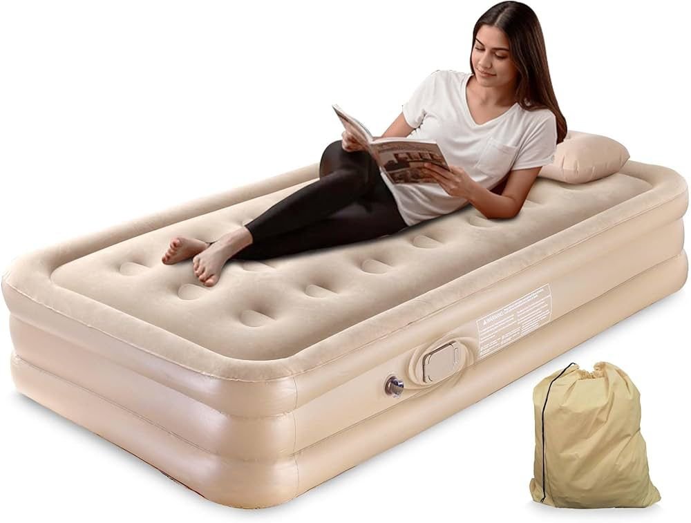 3x6 Inflatable Air Mattress With Built-in Electric Pump For Inflation